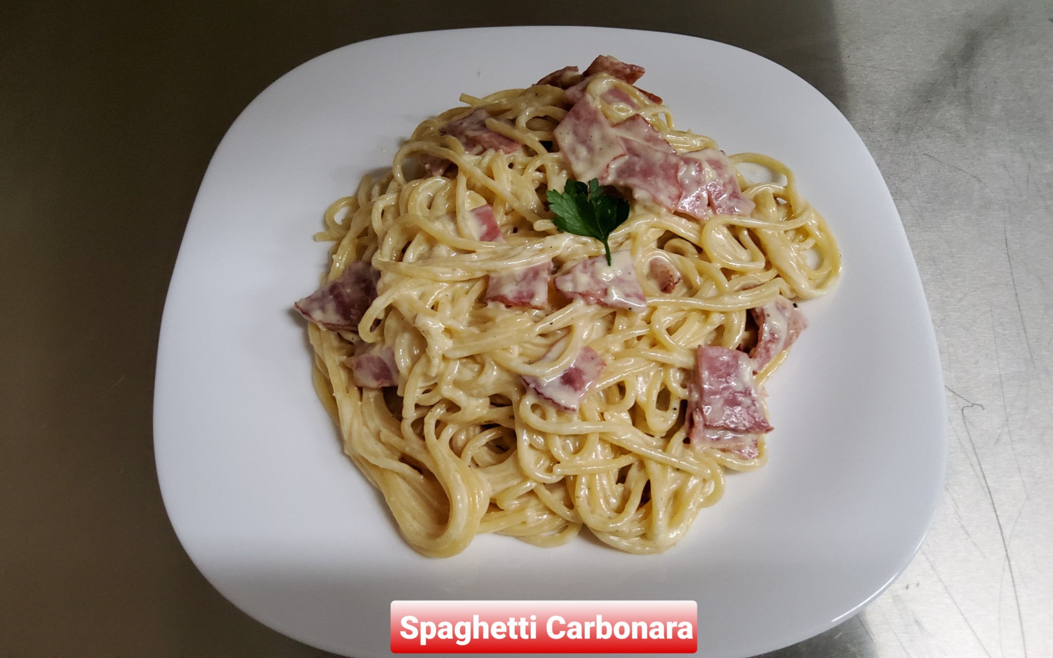 Spaghetti carbonara