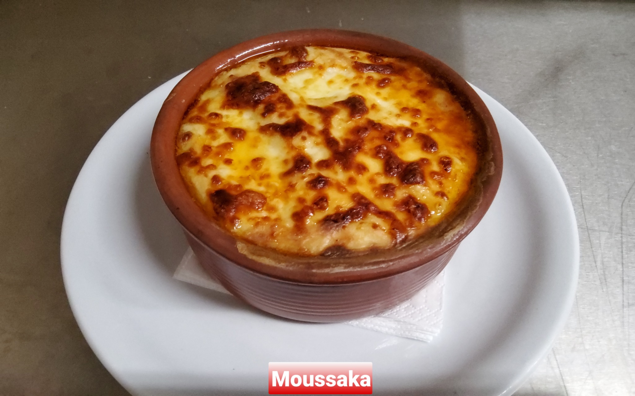 Homemade Greek moussaka